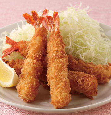 旨み弾けるプリプリのえびフライ